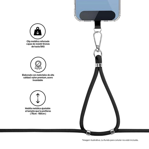 Cordón Colgante Universal para Smartphone Crossbody